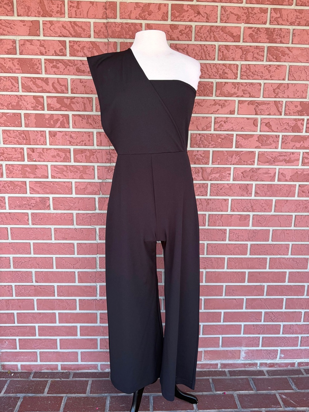 Classic Black One-Shoulder Jumpsuit